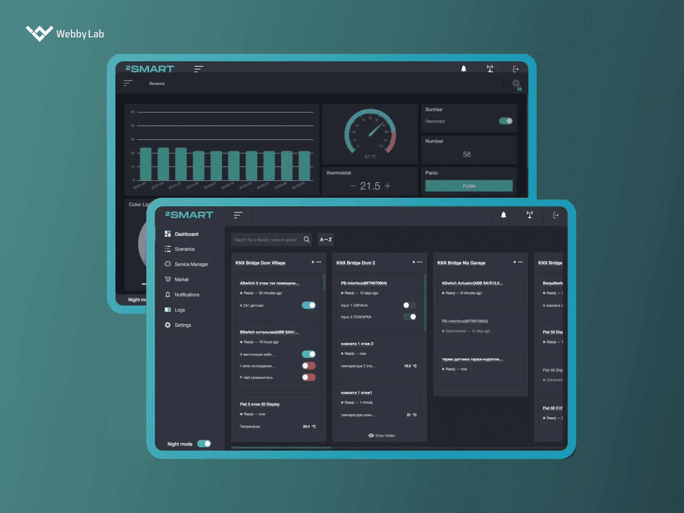 The 2Smart Standalone IoT platform by WebbyLab