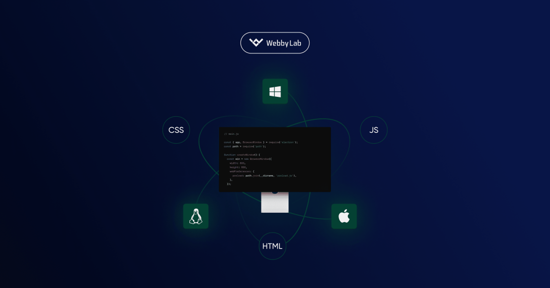 Features of the implementation of Desktop applications in Javascript