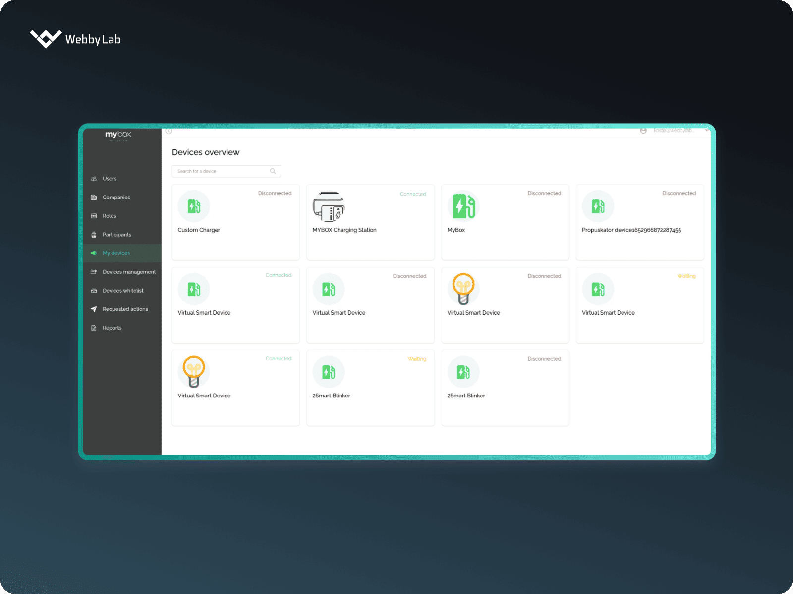 A SaaS cloud platform, MyBox, based on 2Smart Cloud