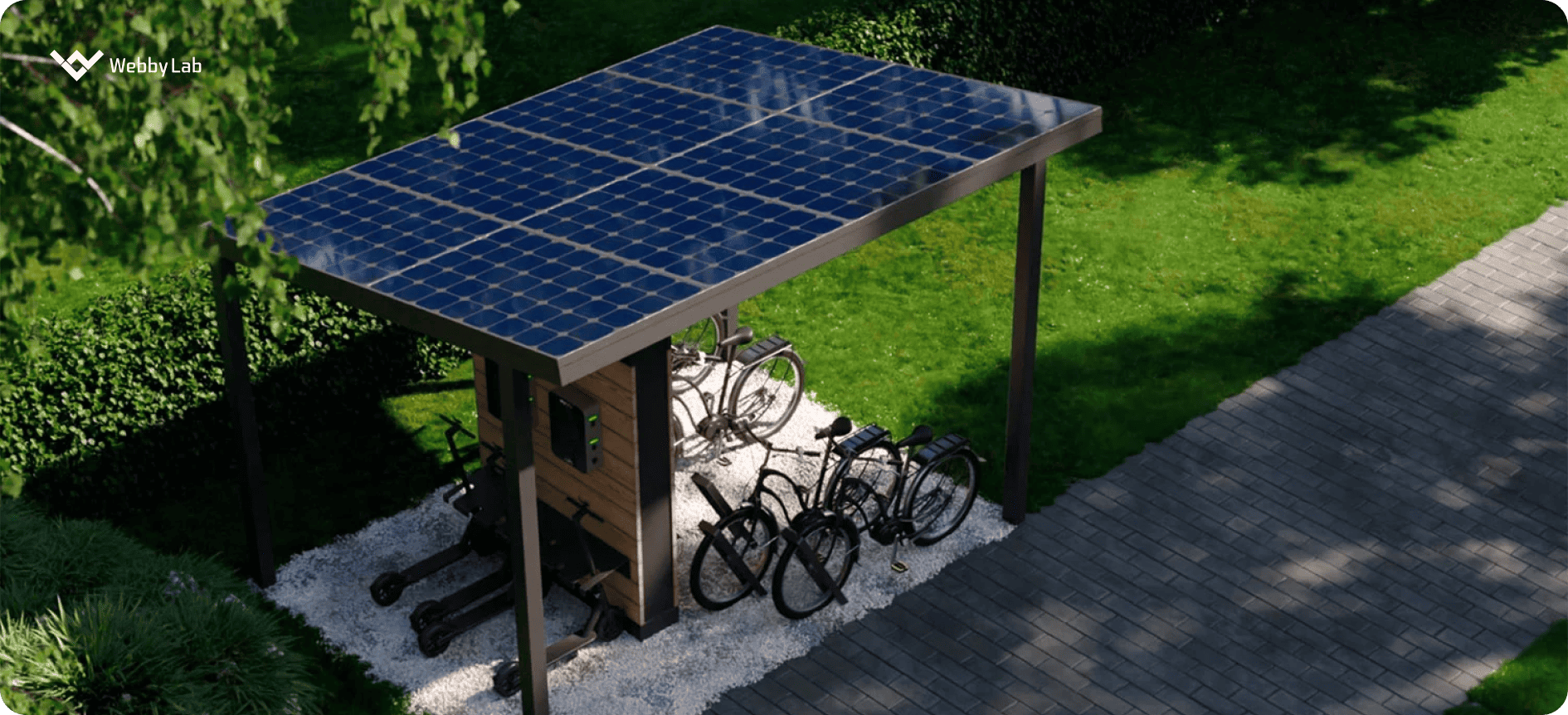 Using solar panels in IoT for EV charging