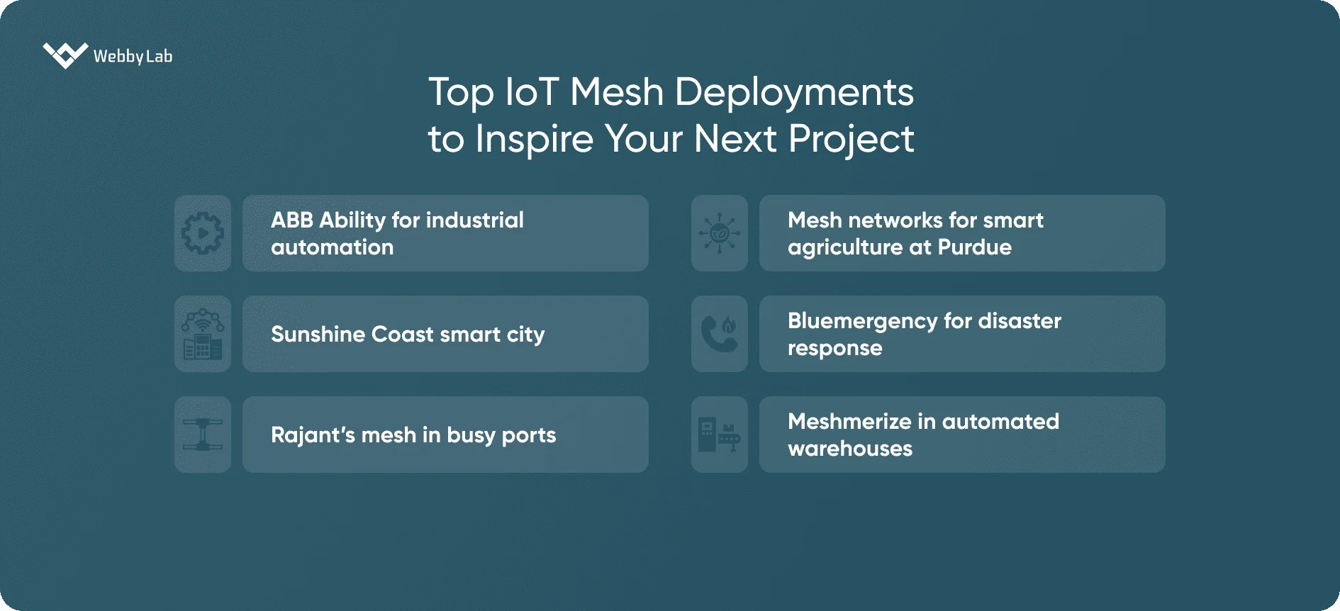 Top IoT Mesh Deployments to Inspire Your Next Project
