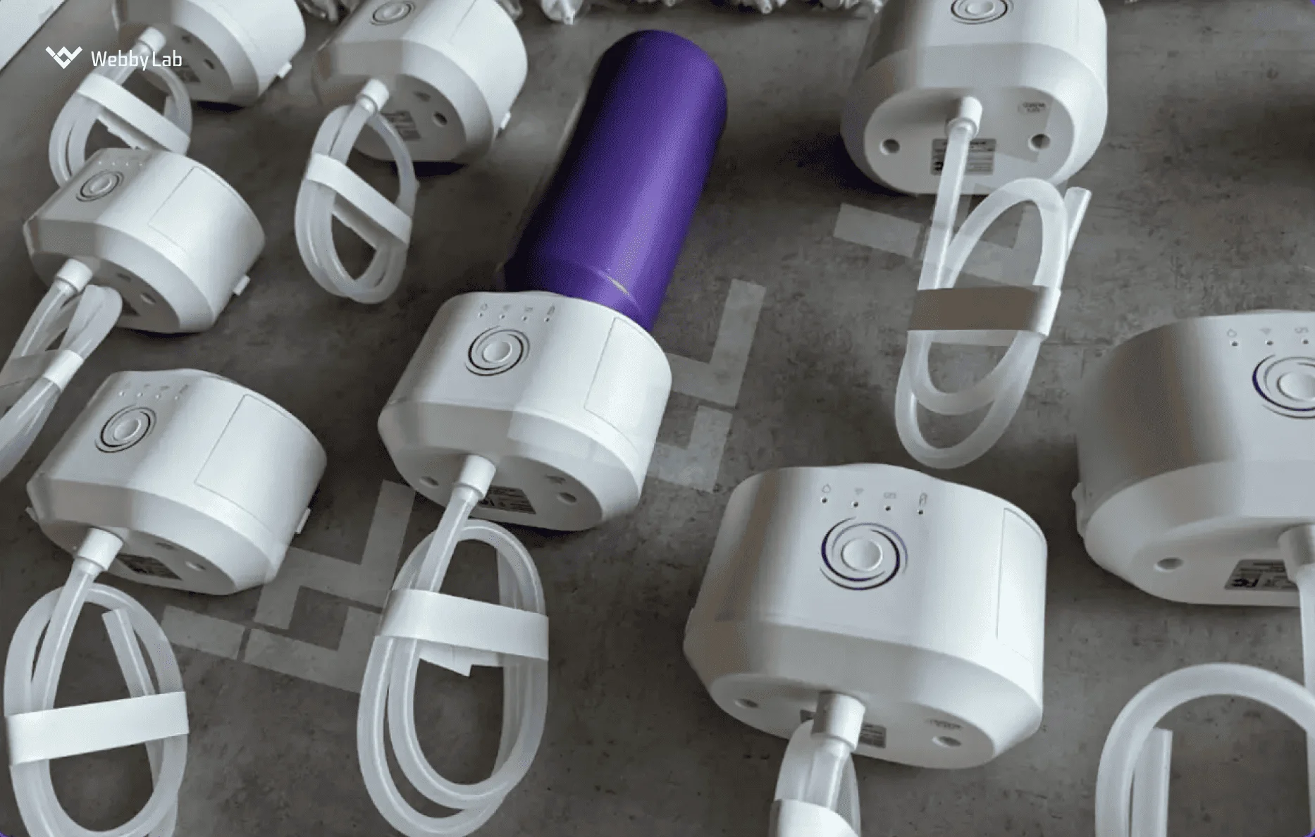 A/C drain line cleaners — consumer IoT devices developed by WebbyLab