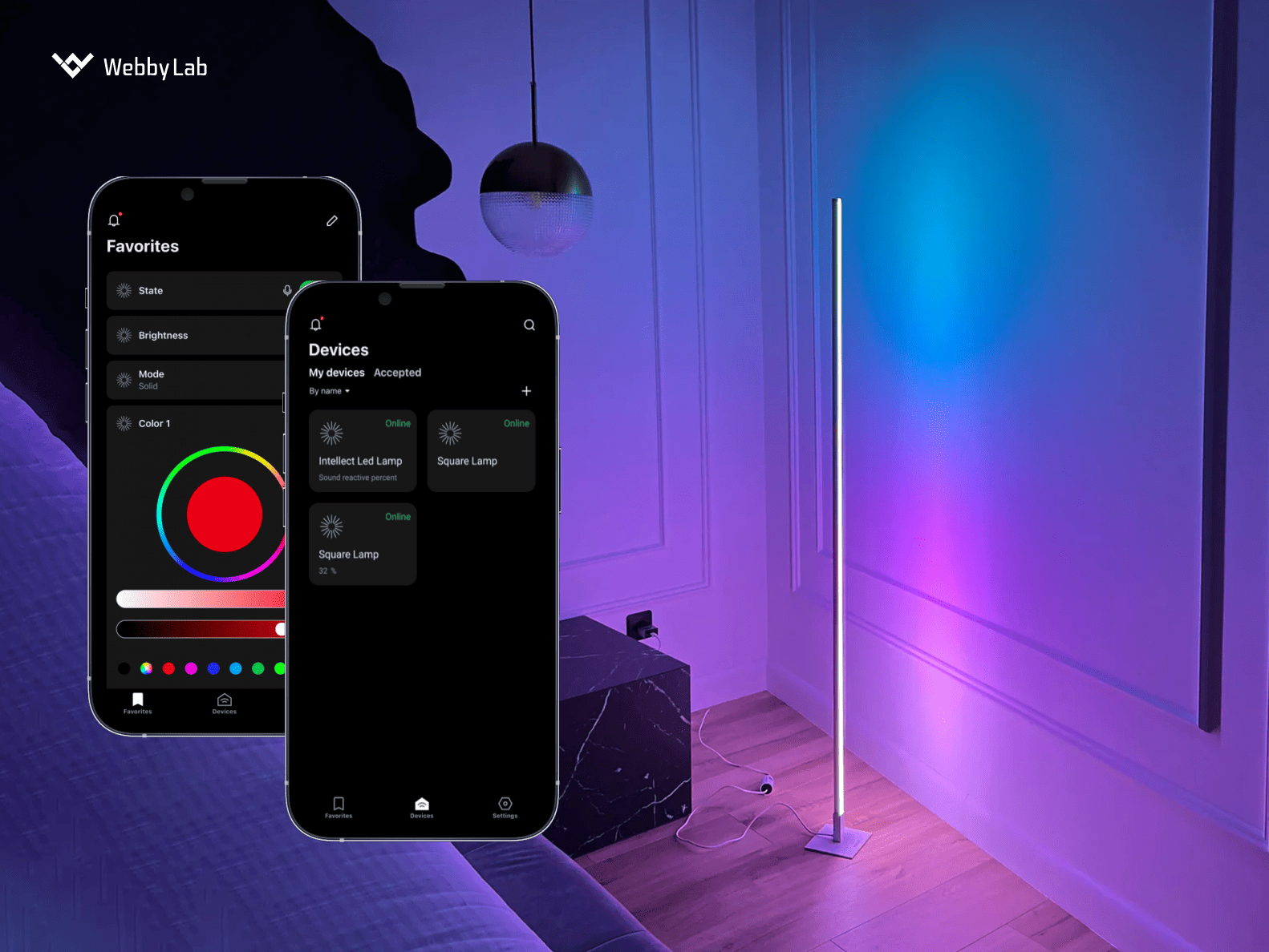 The Intellect mobile app for IoT in quality control and device
