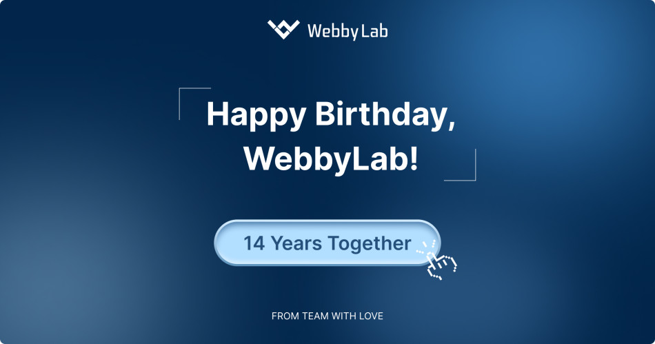 Webbylab — 14 years together