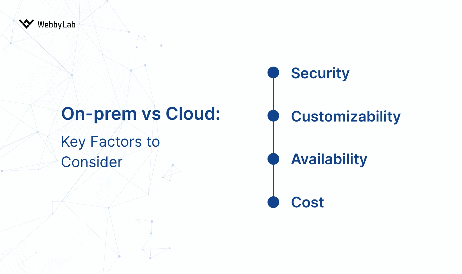 Factors to consider when choosing between cloud vs. on-prem AI