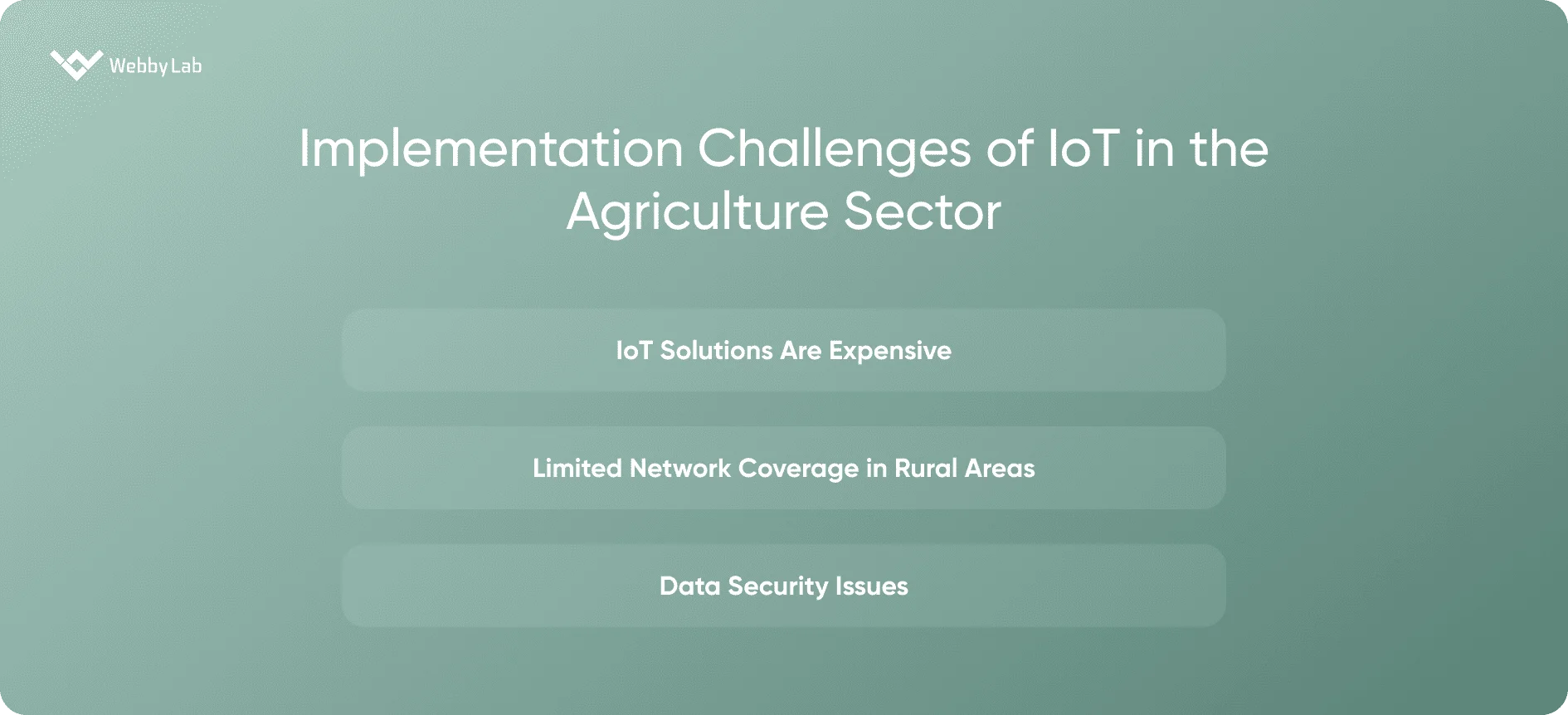 Implementation Challenges of IoT in the Agriculture Sector